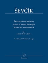 School of Violin Technique, Op. 1 Book 1 - 1st Position Import cover